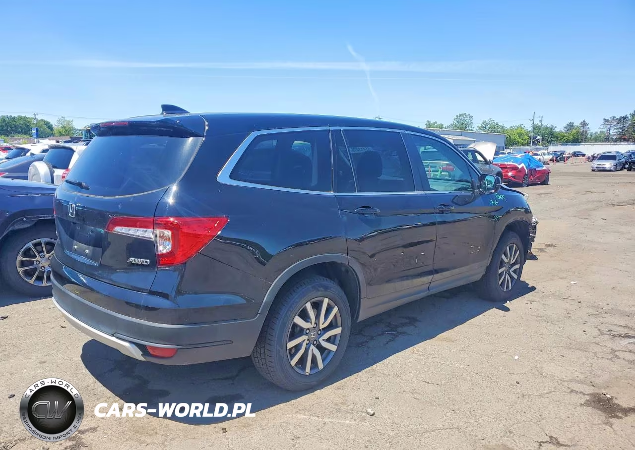 2022 Honda Pilot Exl VIN:5FNYF6H51NB013241 - 3