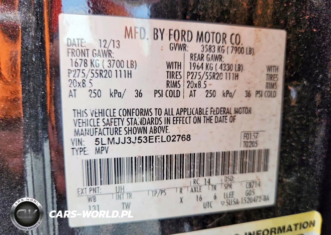 2014 Lincoln Navigator L VIN:5LMJJ3J53EEL02768 - 13
