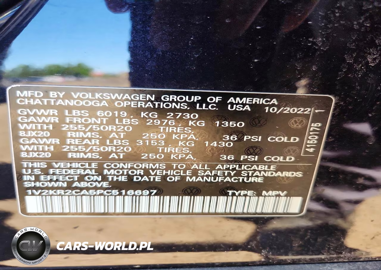 2023 Volkswagen Atlas Se VIN:1V2KR2CA5PC516697 - 13
