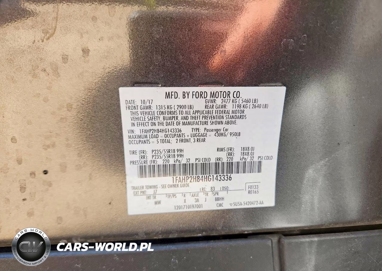 2017 Ford Taurus Sel VIN:1FAHP2H84HG143336 - 12