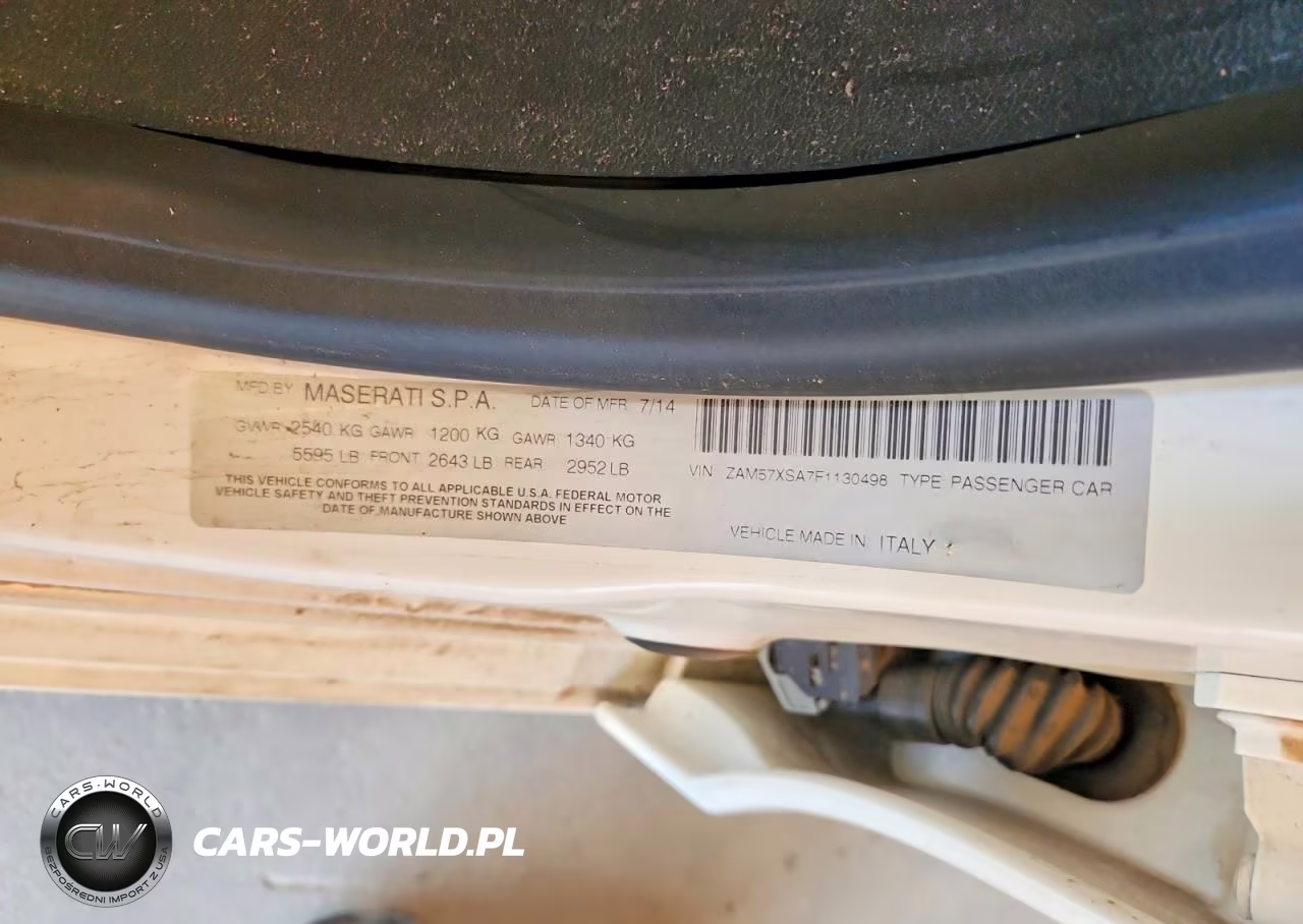 2015 Maserati Ghibli VIN:ZAM57XSA7F1130498 - 12