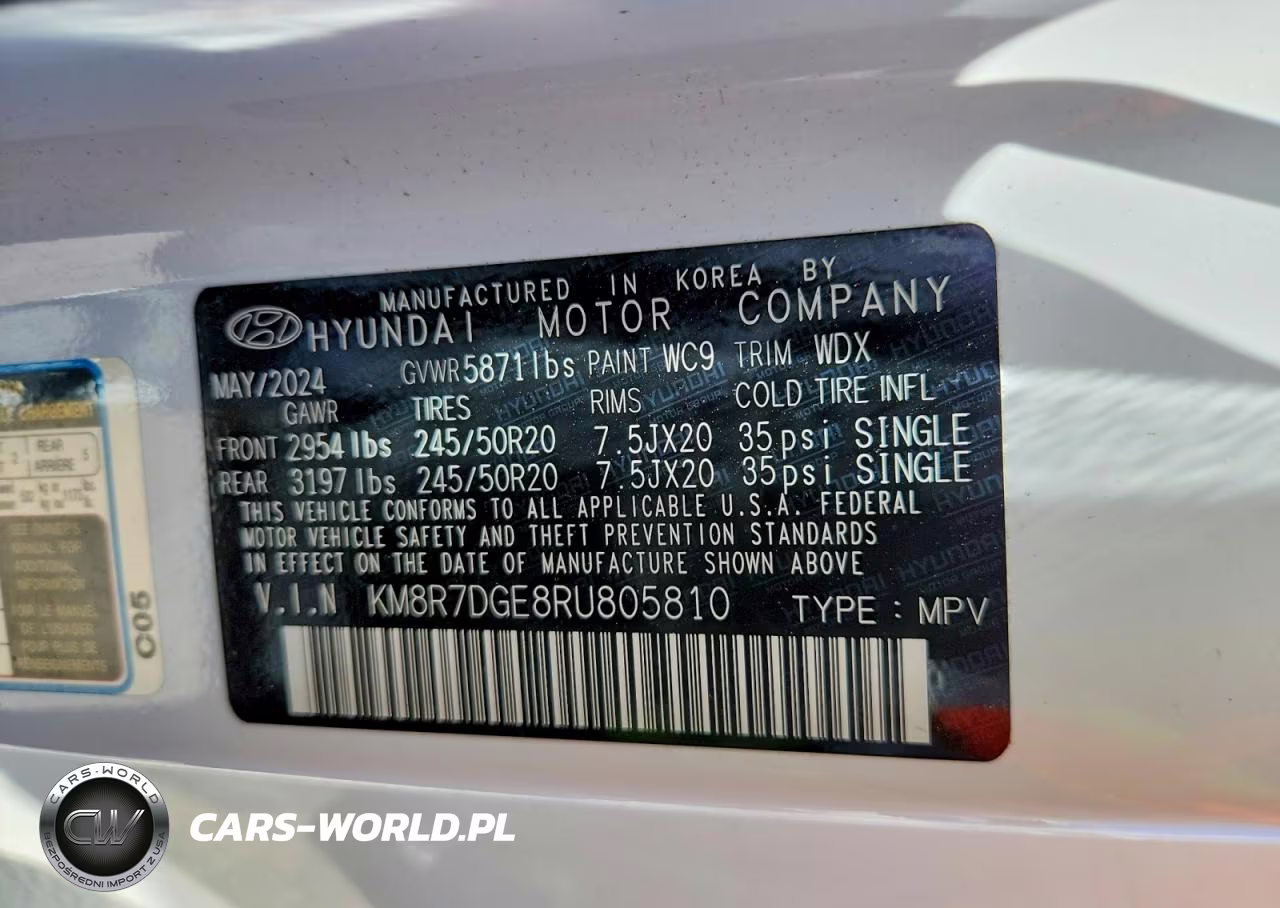 2024 Hyundai Palisade Calligraphy VIN:KM8R7DGE8RU805810 - 14