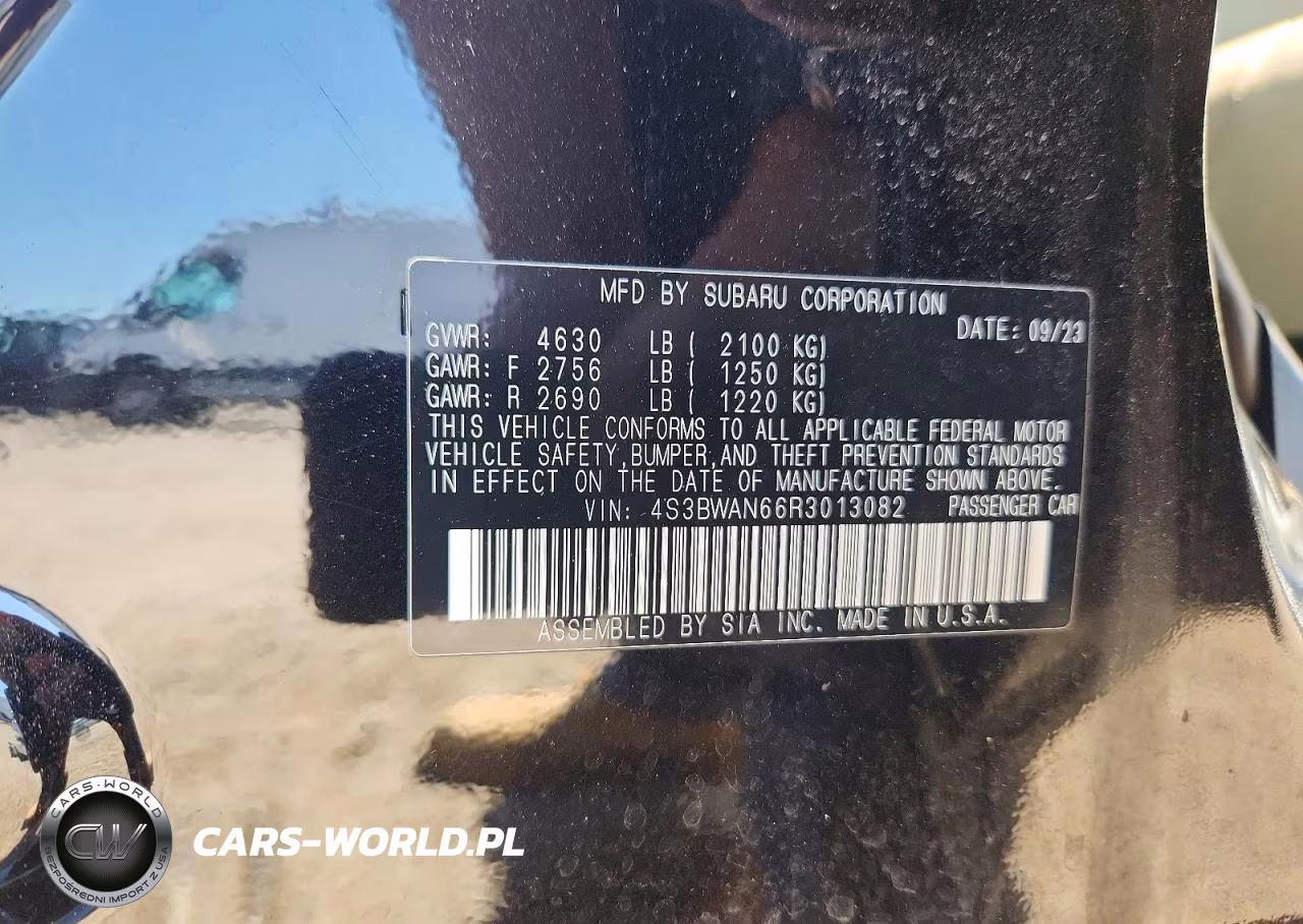 2024 Subaru Legacy Limited VIN:4S3BWAN66R3013082 - 12