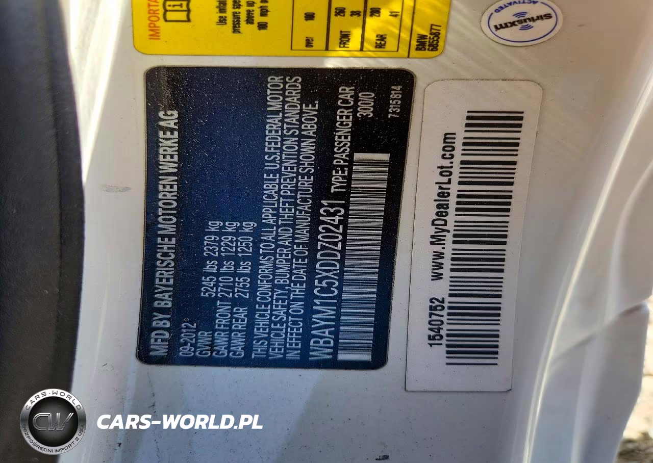 2013 BMW 650 Xi VIN:WBAYM1C5XDDZ02431 - 13