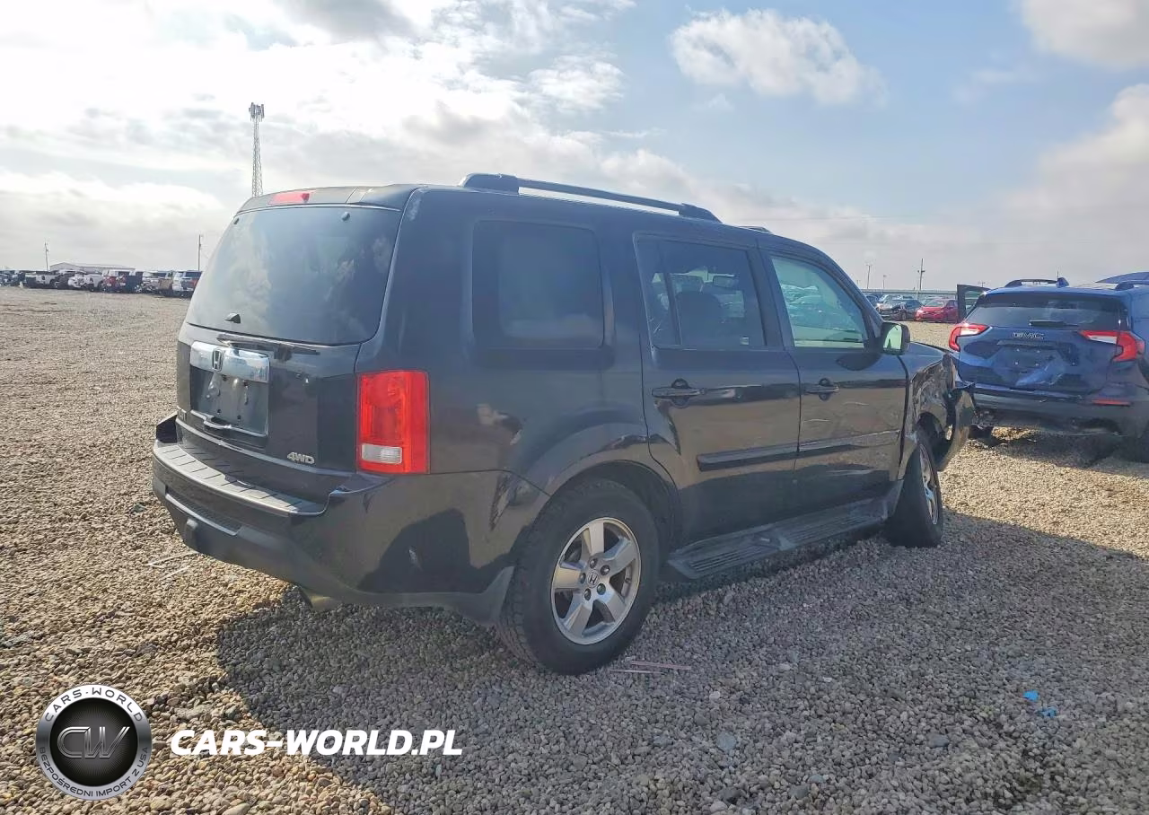 2011 Honda Pilot Exln VIN:5FNYF4H73BB069649 - 3