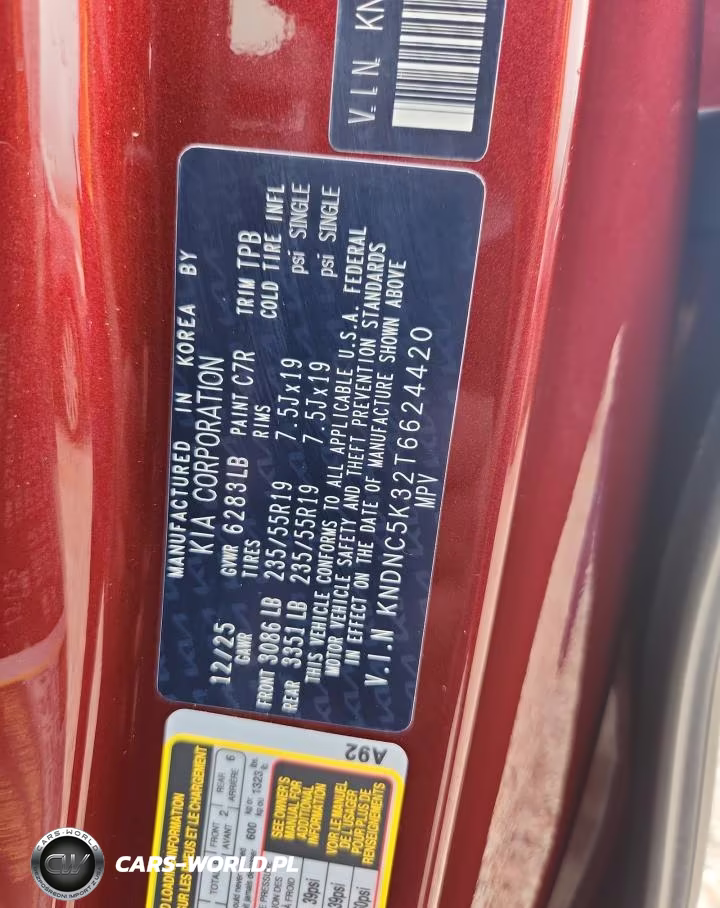2026 Kia Carnival Ex VIN:KNDNC5K32T6624420 - 13