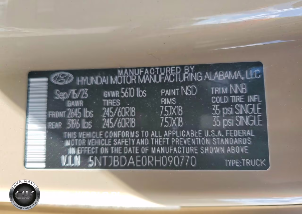 2024 Hyundai Santa Cruz Sel VIN:5NTJBDAE0RH090770 - 13