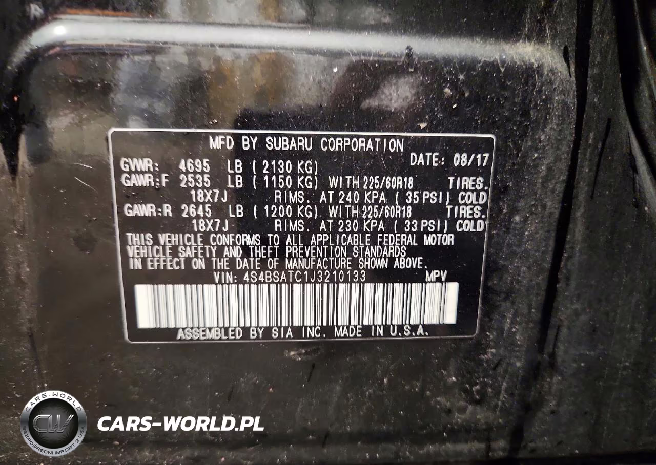 2018 Subaru Outback Touring VIN:4S4BSATC1J3210133 - 12