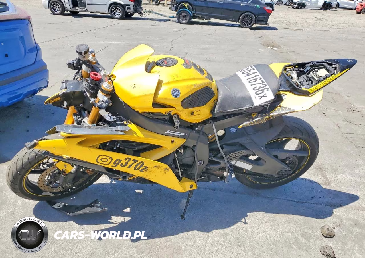 2008 Yama Yzfr6 VIN:JYARJ16E68A002575 - 3