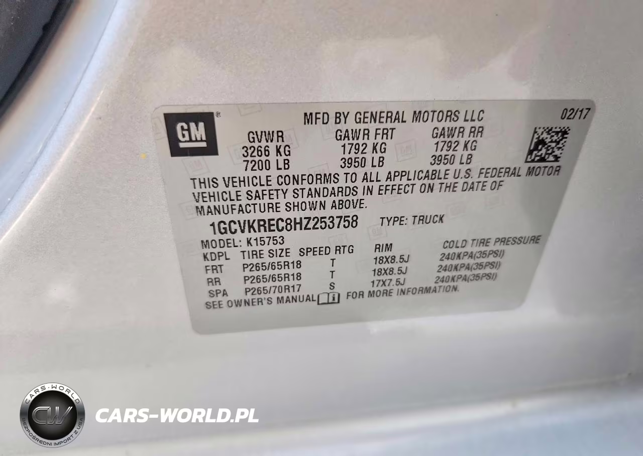 2017 Chevrolet Silverado K1500 Lt VIN:1GCVKREC8HZ253758 - 12