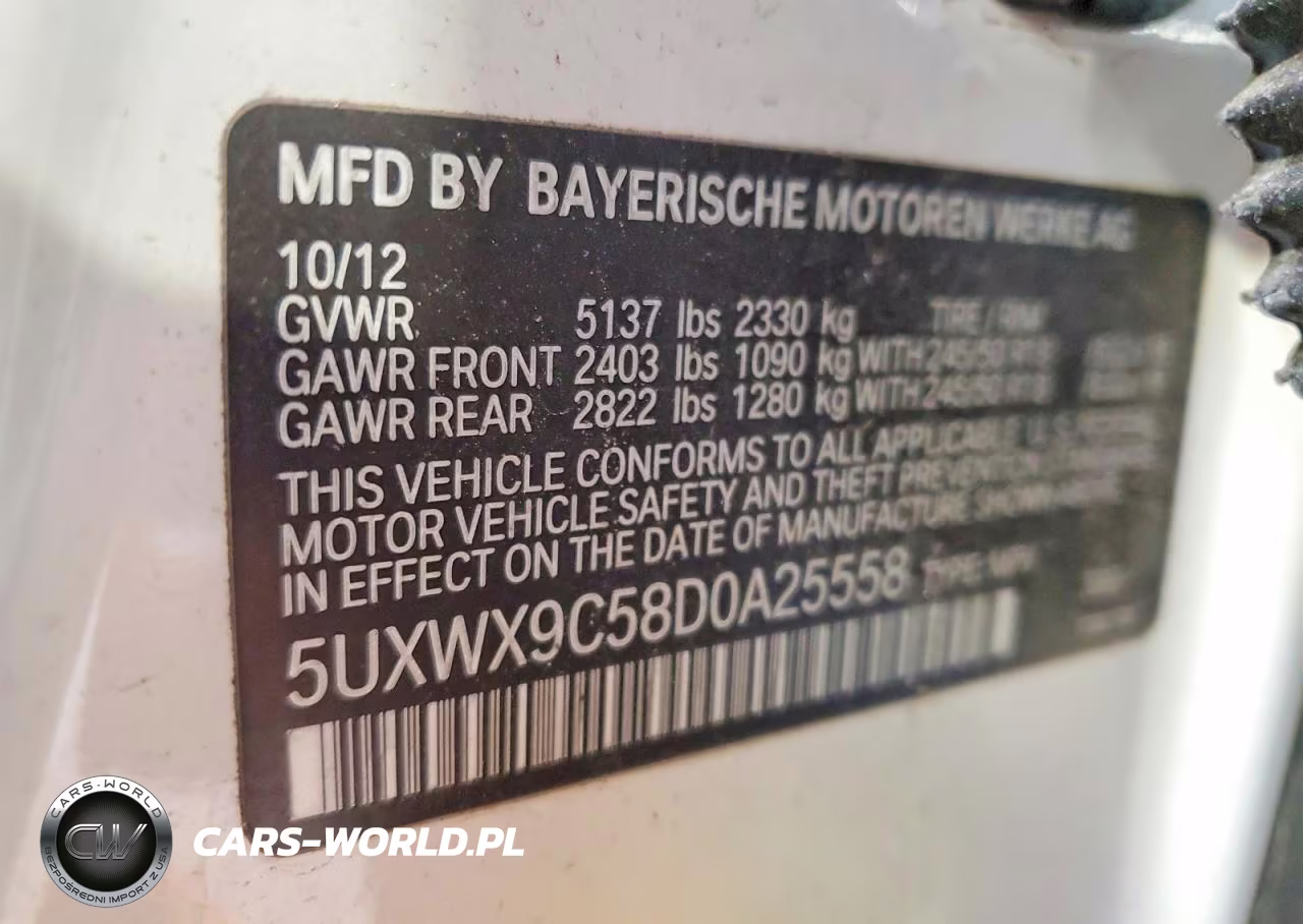 2013 BMW X3 xDrive28I VIN:5UXWX9C58D0A25558 - 14