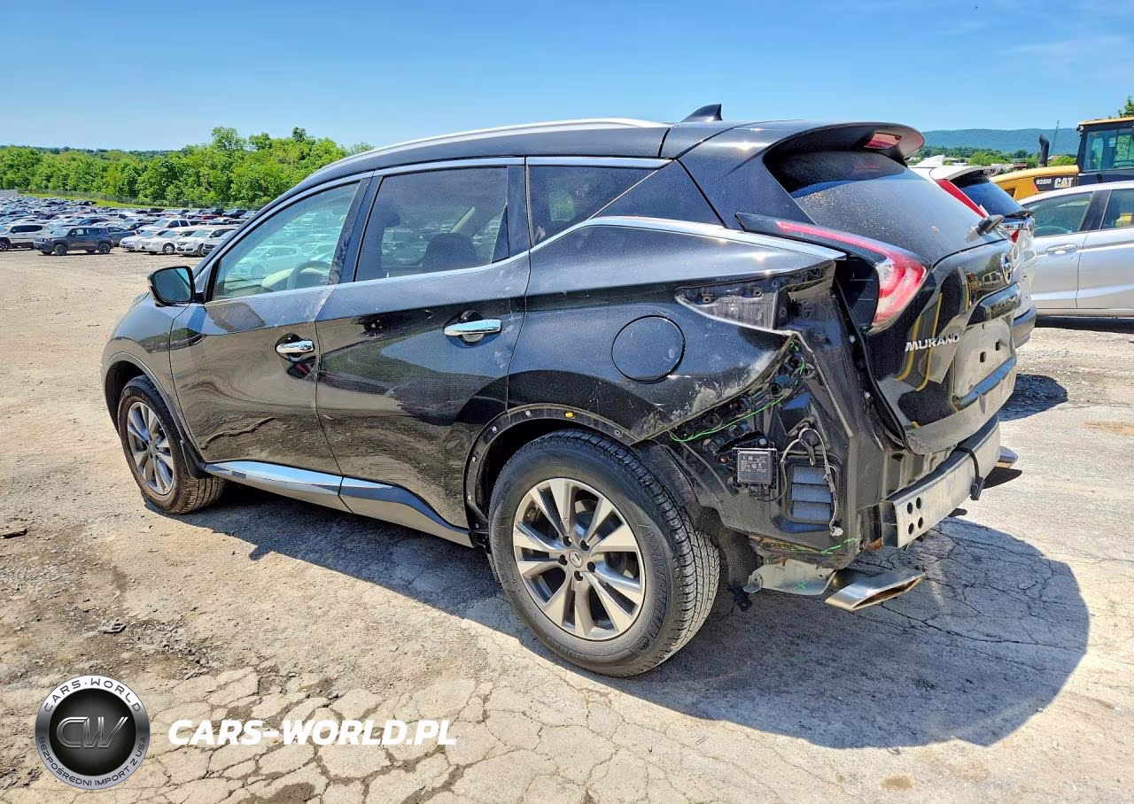 2017 Nissan Murano Sl VIN:5N1AZ2MHXHN184833 - 2