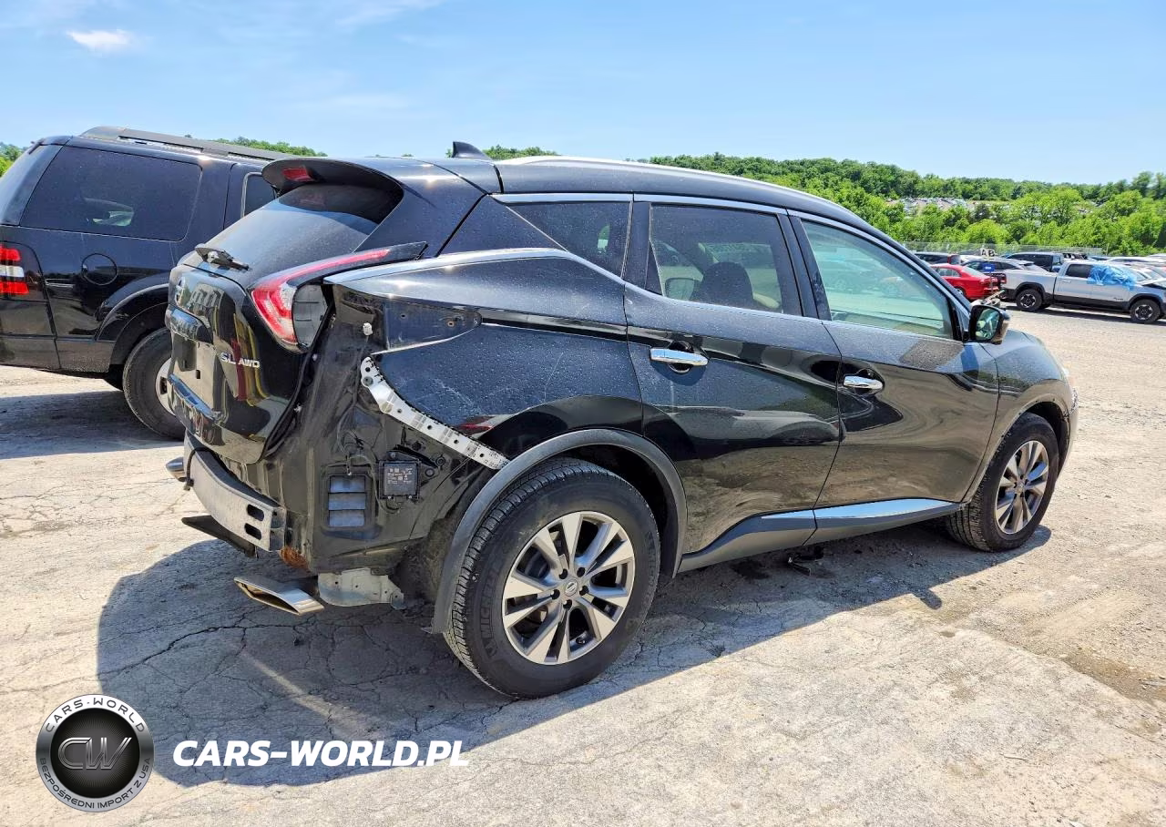 2017 Nissan Murano Sl VIN:5N1AZ2MHXHN184833 - 3