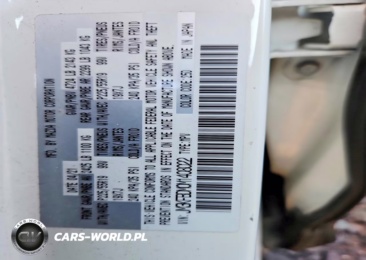 2021 Mazda Cx-5 Grand Touring VIN:JM3KFBDM0M1408022 - 14