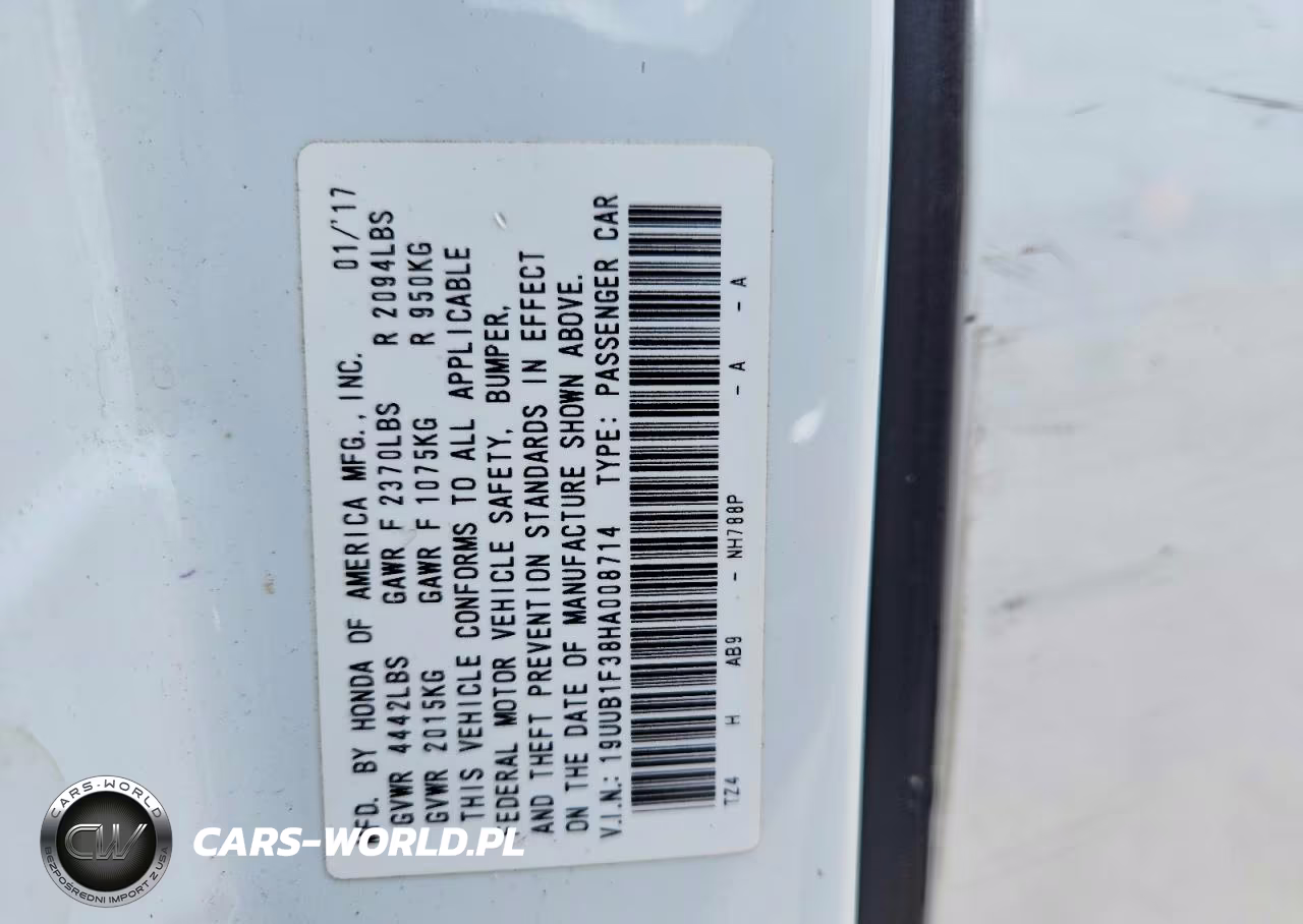 2017 Acura Tlx VIN:19UUB1F38HA008714 - 12