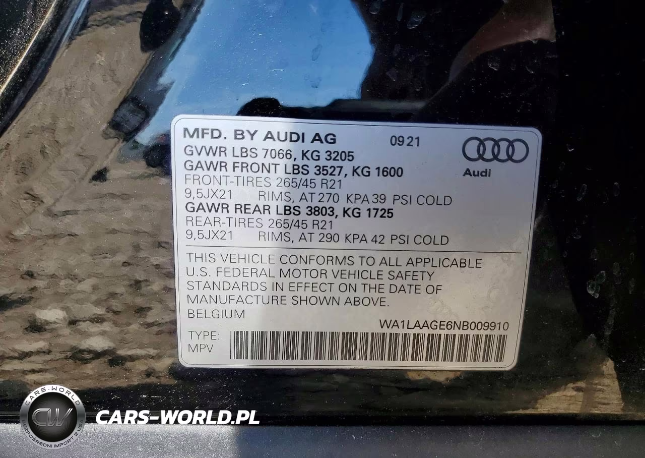 2022 Audi E-Tron Premium Plus VIN:WA1LAAGE6NB009910 - 13