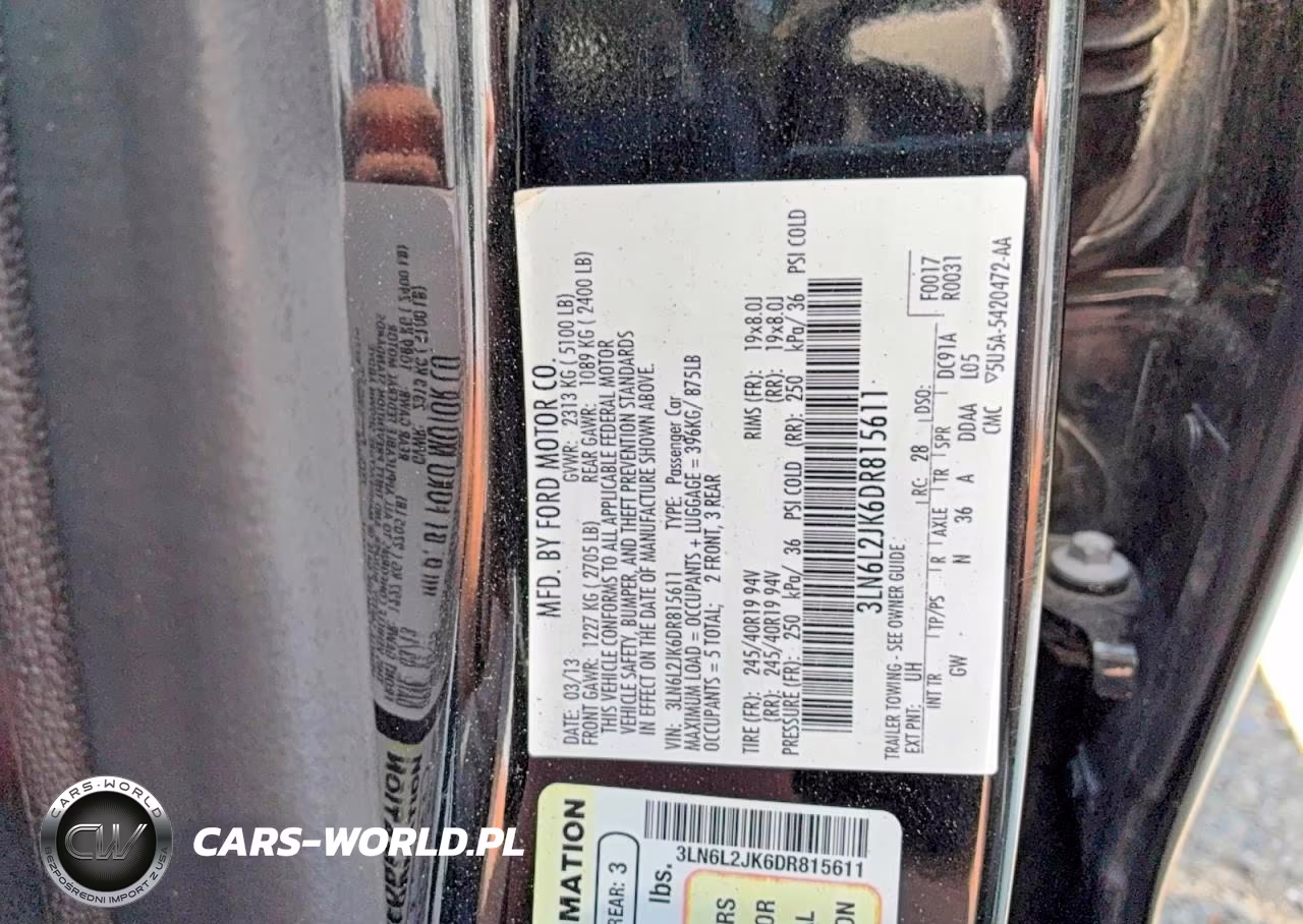 2013 Lincoln Mkz VIN:3LN6L2JK6DR815611 - 10