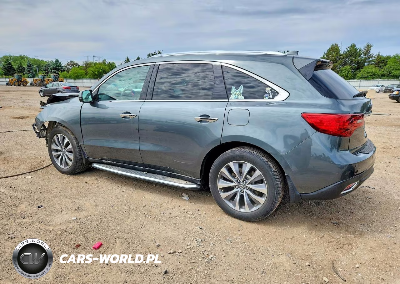2015 Acura Mdx Advance VIN:5FRYD3H88FB001862 - 2