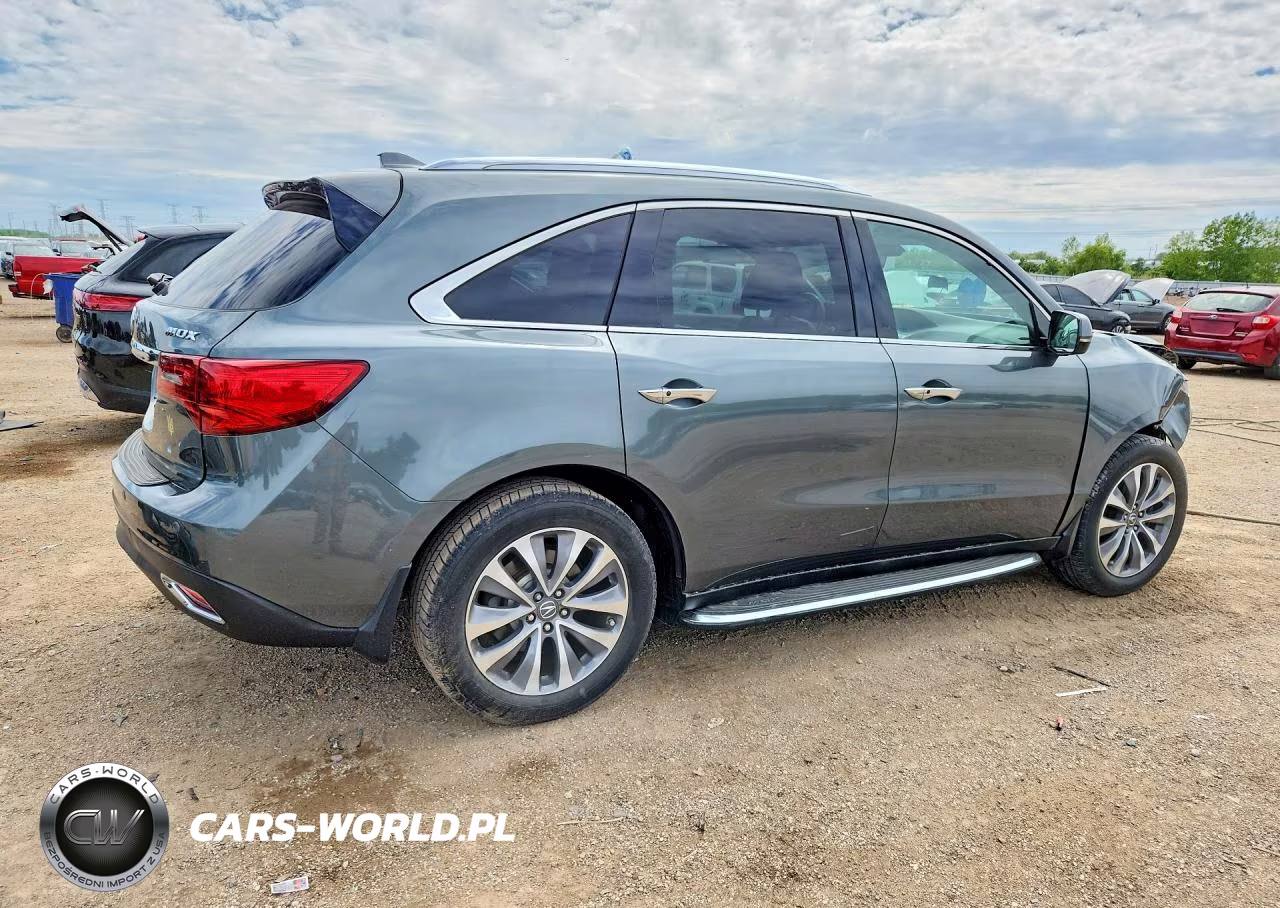 2015 Acura Mdx Advance VIN:5FRYD3H88FB001862 - 3