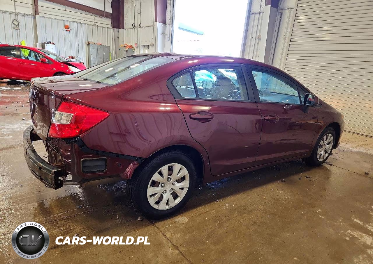 2012 Honda Civic Lx VIN:19XFB2F58CE089105 - 3