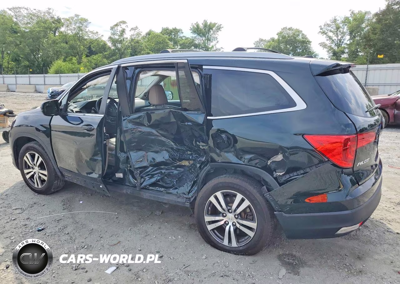 2016 Honda Pilot Exln VIN:5FNYF6H74GB035206 - 2