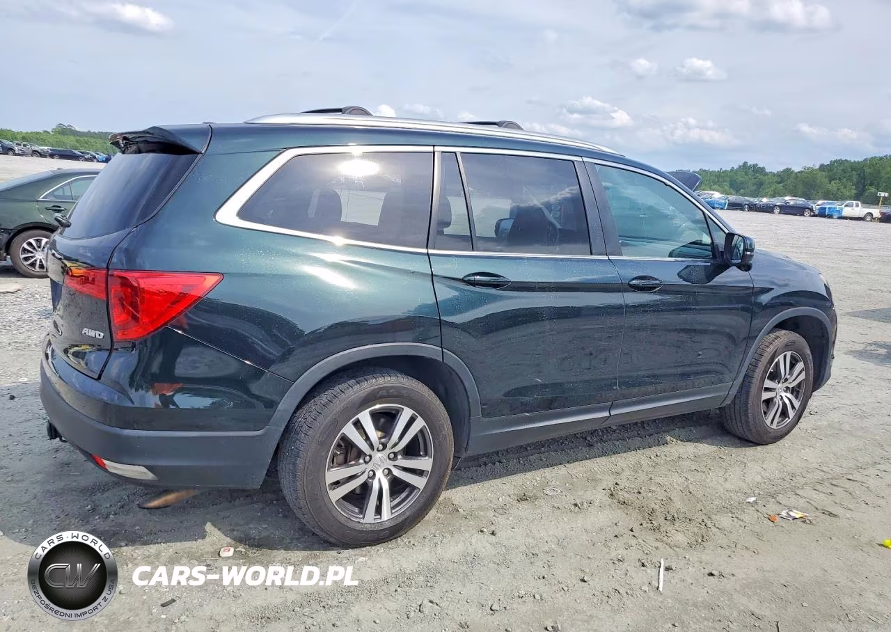 2016 Honda Pilot Exln VIN:5FNYF6H74GB035206 - 3