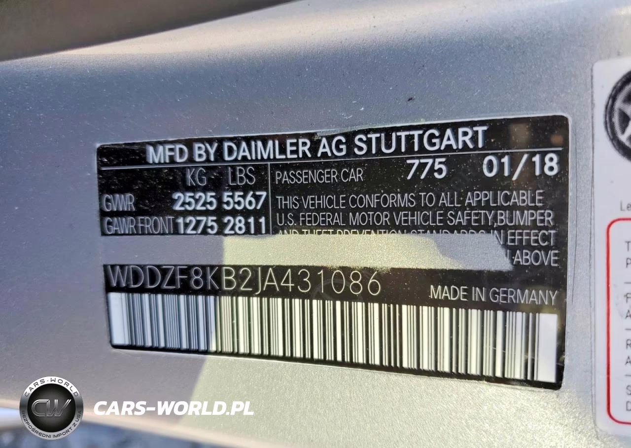 2018 Mercedes-Benz E 63 Amg-S VIN:WDDZF8KB2JA431086 - 12