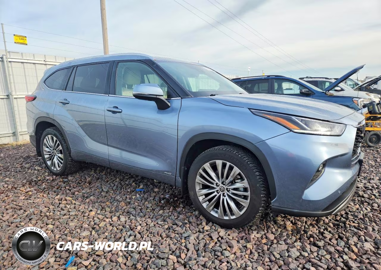 2022 Toyota Highlander Hybrid Platinum VIN:5TDEBRCH7NS096882 - 4