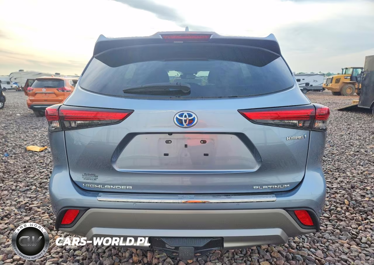 2022 Toyota Highlander Hybrid Platinum VIN:5TDEBRCH7NS096882 - 6