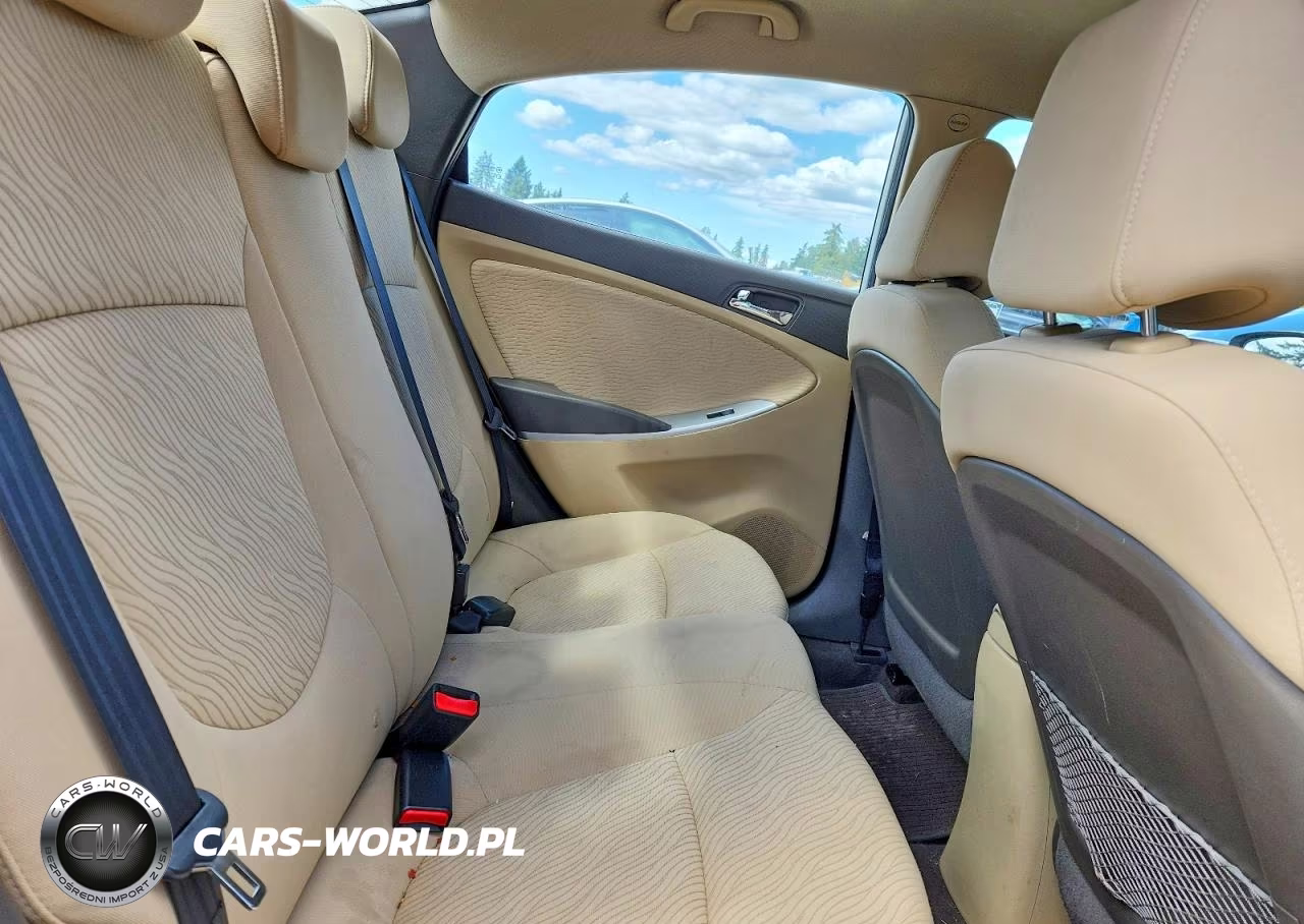 2012 Hyundai Accent Gls VIN:KMHCU4AE7CU238715 - 10