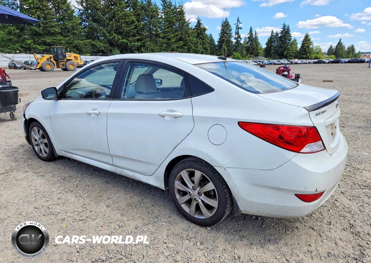 2012 Hyundai Accent Gls VIN:KMHCU4AE7CU238715 - 2
