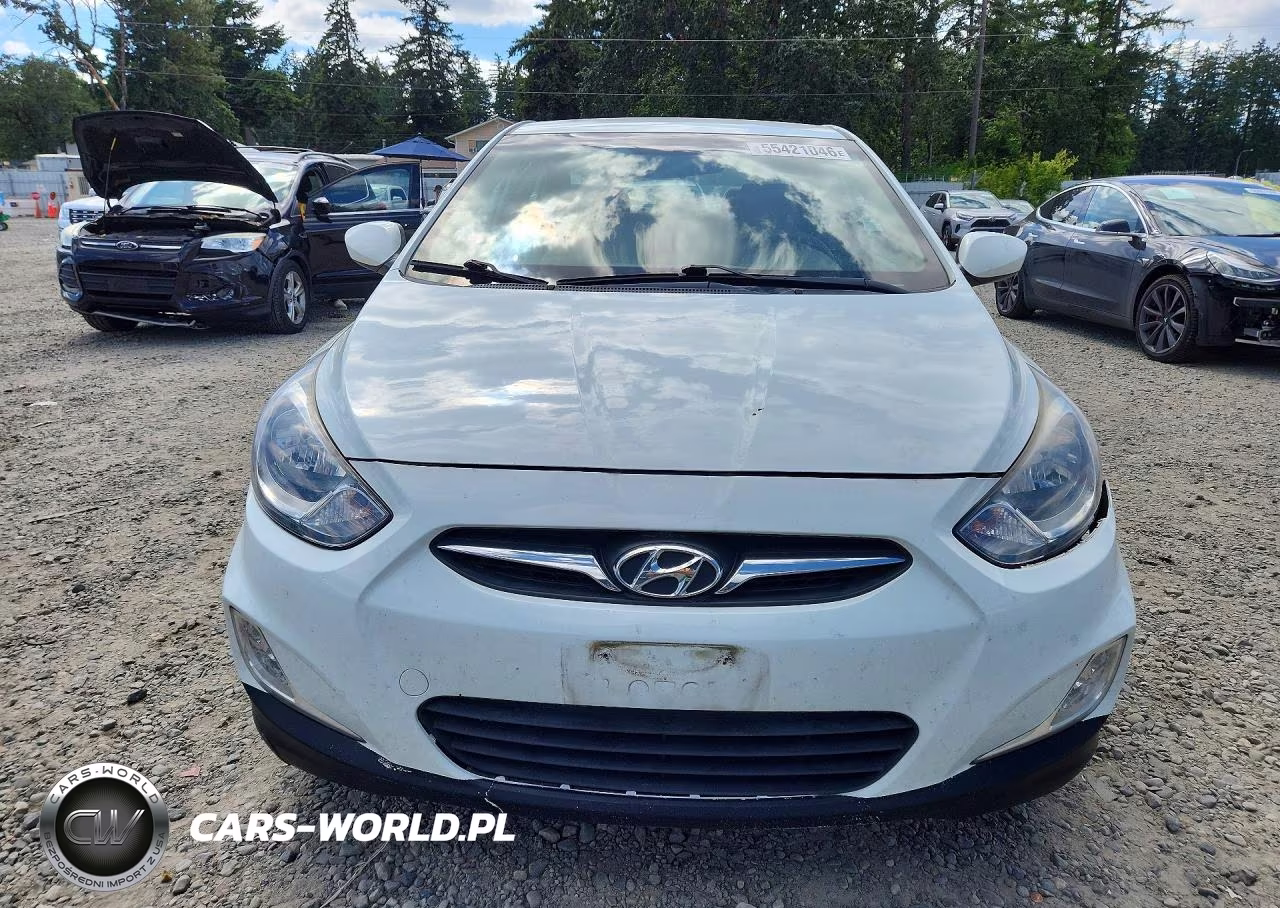 2012 Hyundai Accent Gls VIN:KMHCU4AE7CU238715 - 5