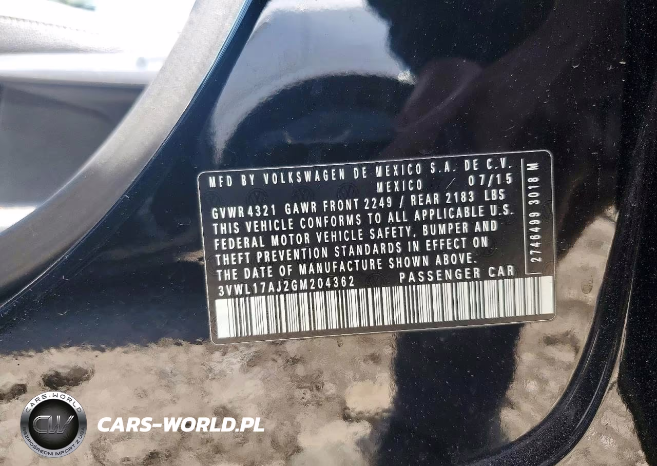 2016 Volkswagen Jetta Sel VIN:3VWL17AJ2GM204362 - 12