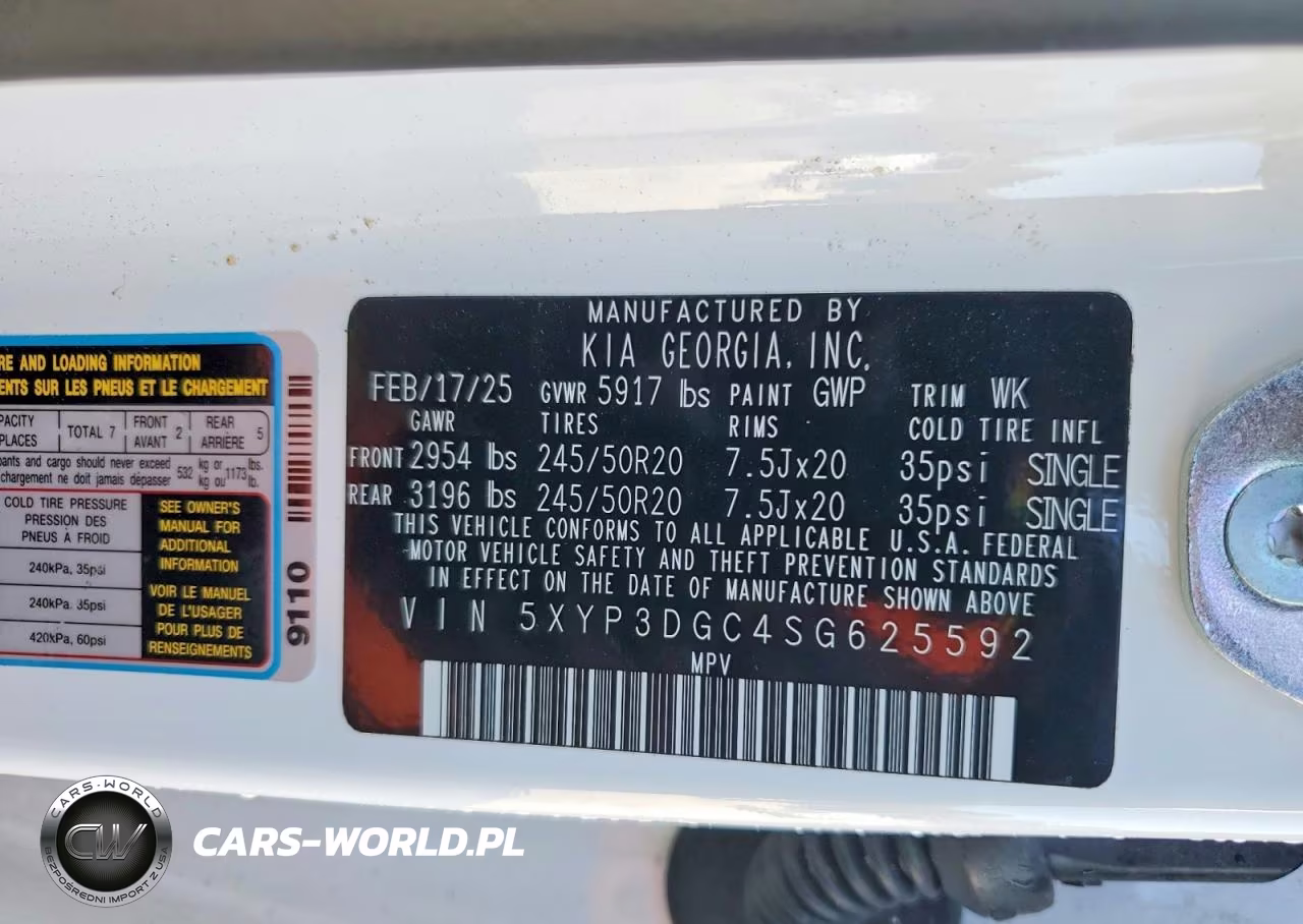 2025 Kia Telluride Ex X-Line VIN:5XYP3DGC4SG625592 - 13