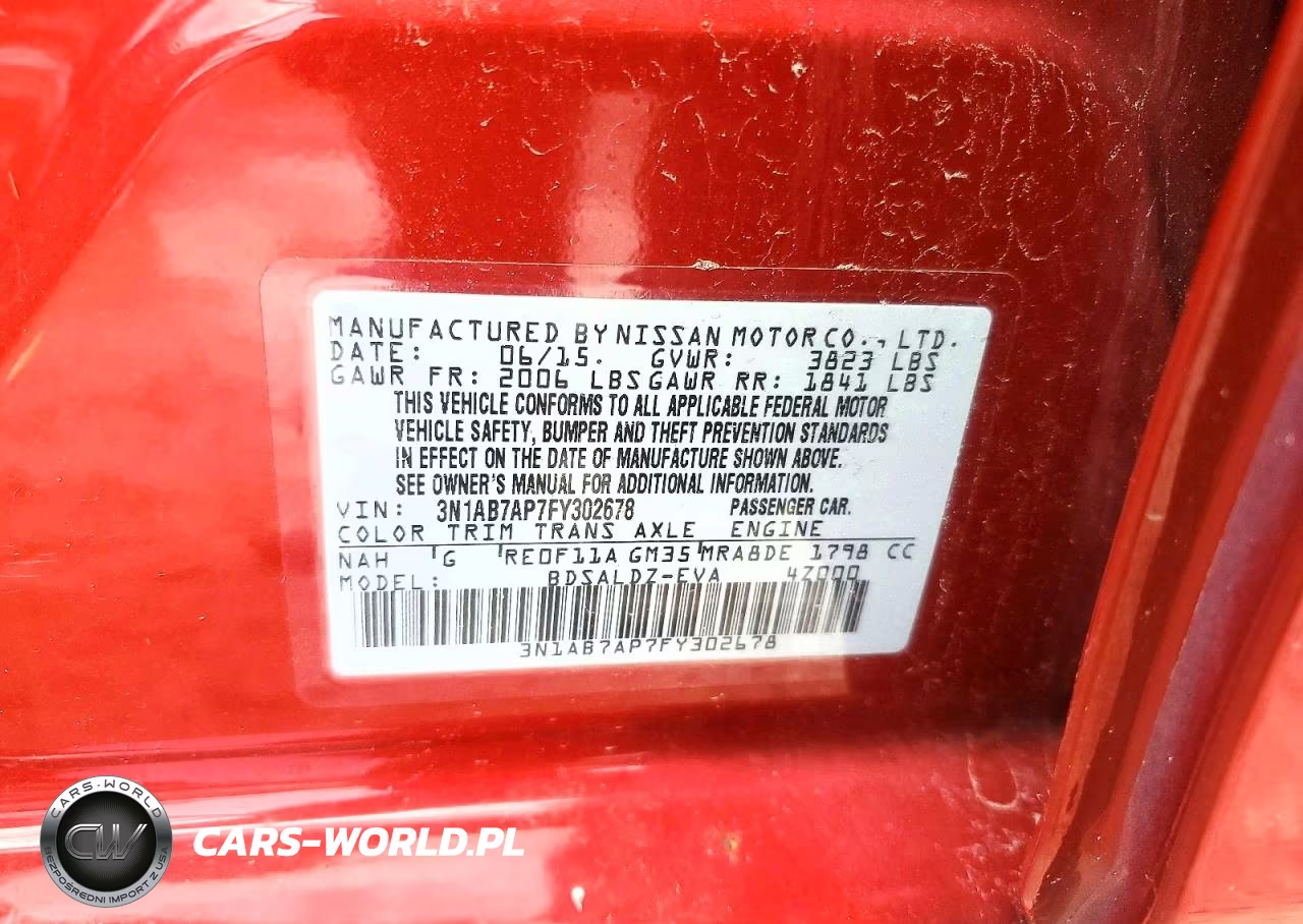 2015 Nissan Sentra Sv VIN:3N1AB7AP7FY302678 - 12
