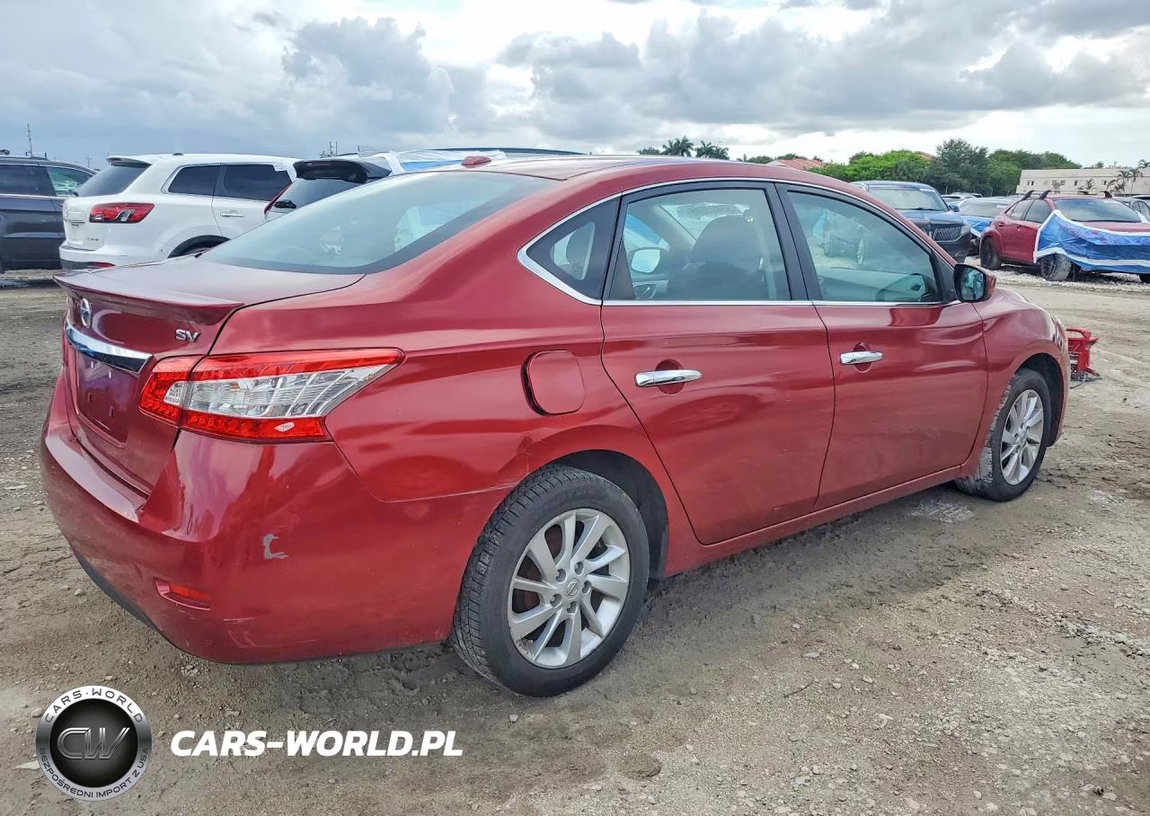 2015 Nissan Sentra Sv VIN:3N1AB7AP7FY302678 - 3