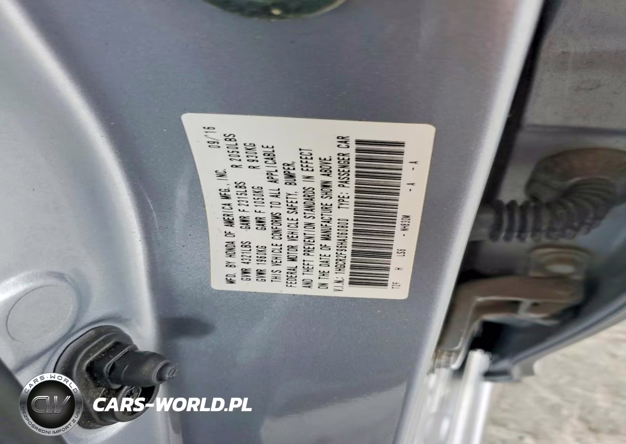 2017 Honda Accord Exl VIN:1HGCR2F96HA060800 - 12