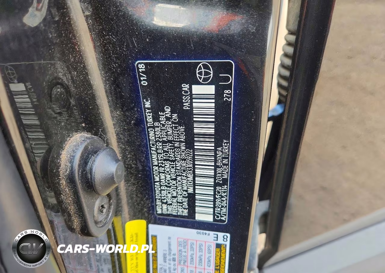 2018 Toyota C-Hr Xle VIN:NMTKHMBX3JR059222 - 12
