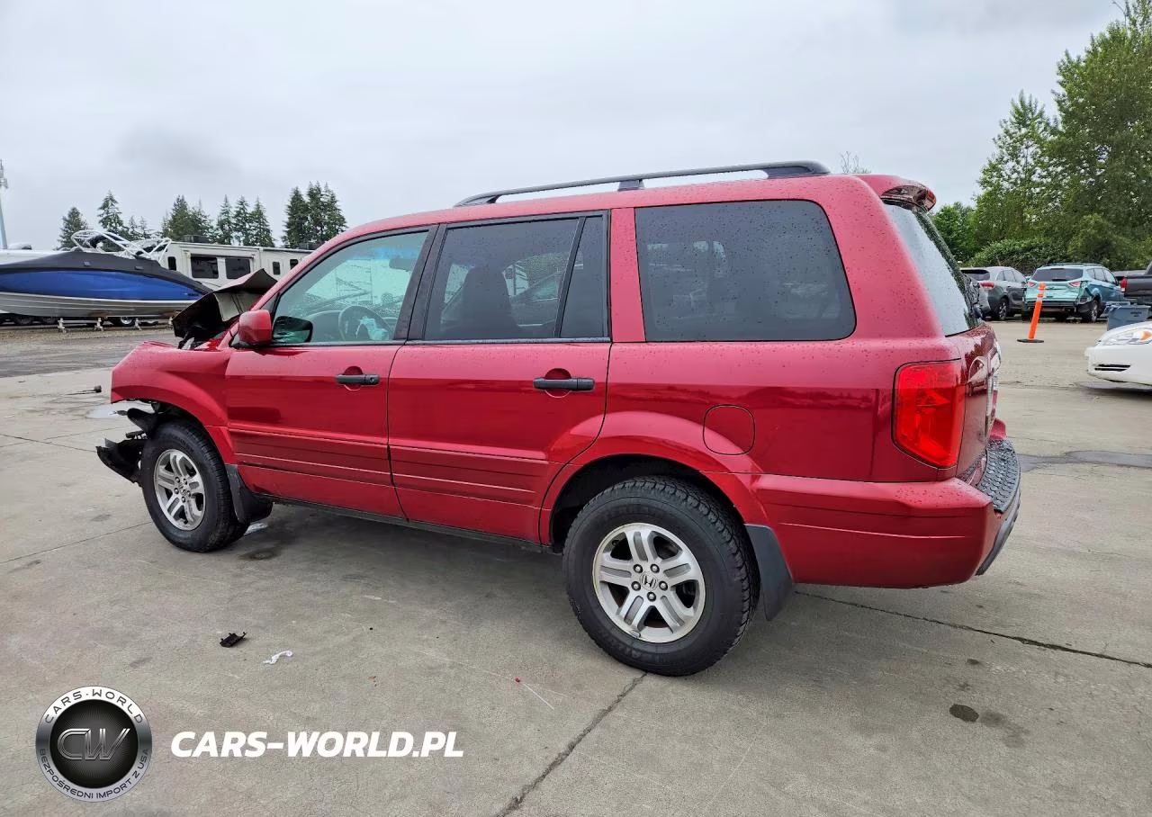2003 Honda Pilot Exl VIN:2HKYF18573H561326 - 2