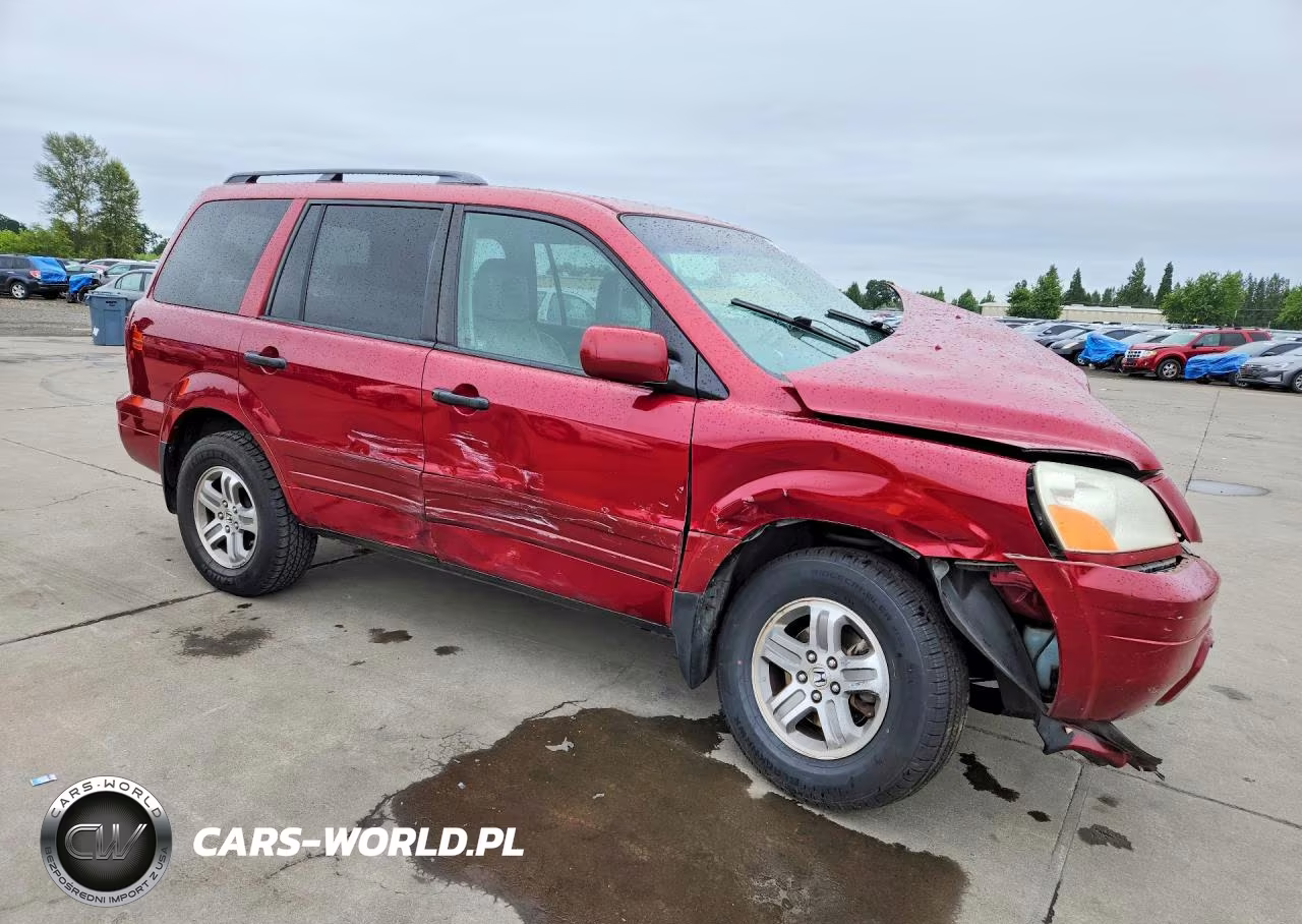 2003 Honda Pilot Exl VIN:2HKYF18573H561326 - 4