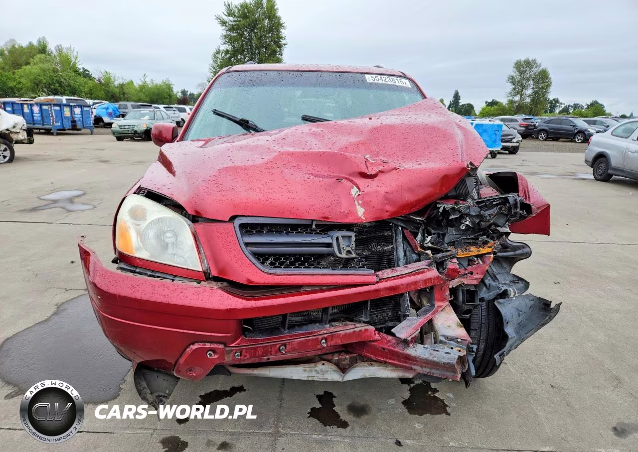 2003 Honda Pilot Exl VIN:2HKYF18573H561326 - 5