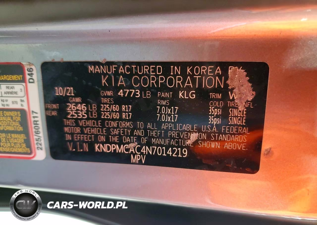 2022 Kia Sportage Lx VIN:KNDPMCAC4N7014219 - 13