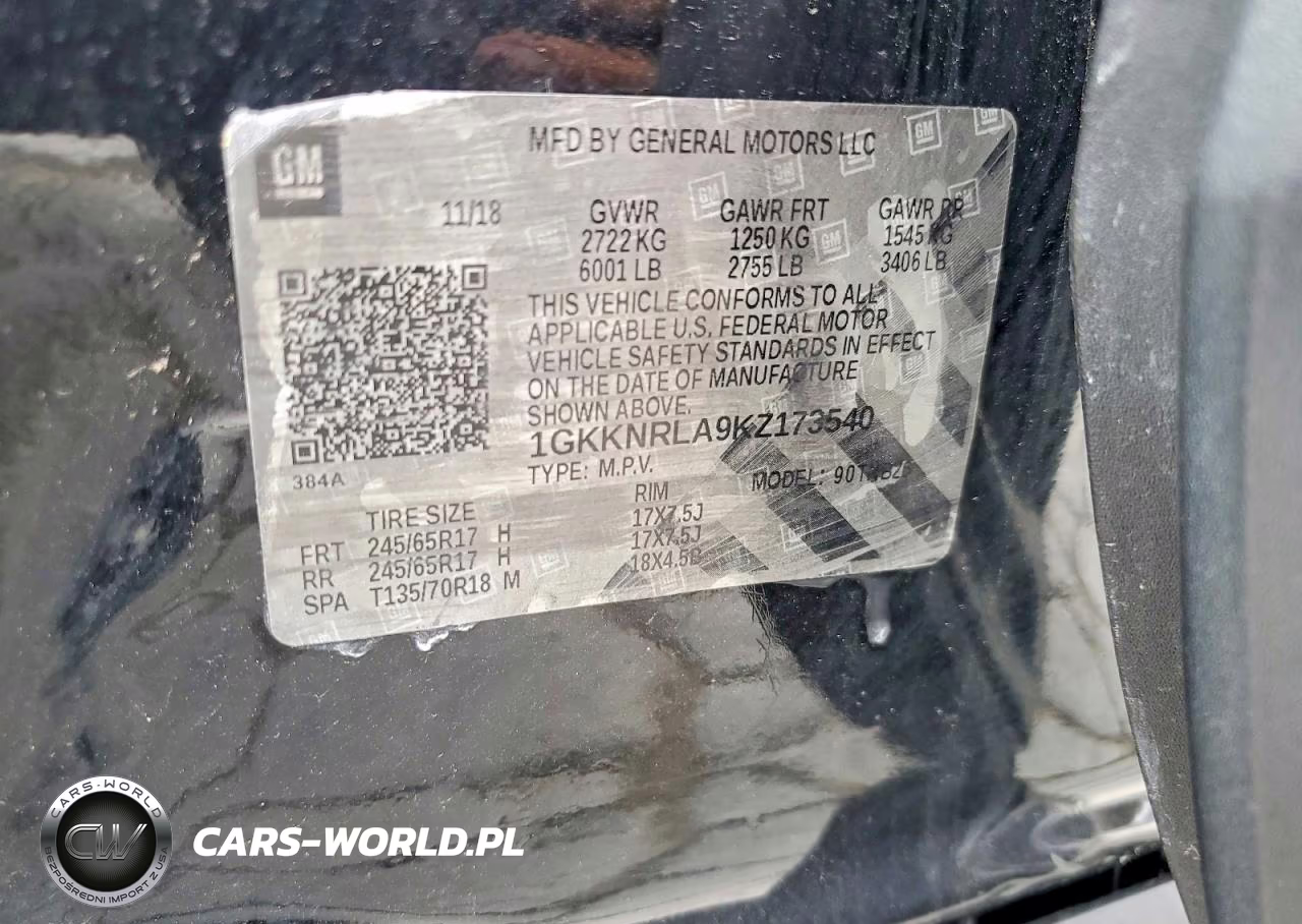 2019 GMC Acadia Sle VIN:1GKKNRLA9KZ173540 - 12