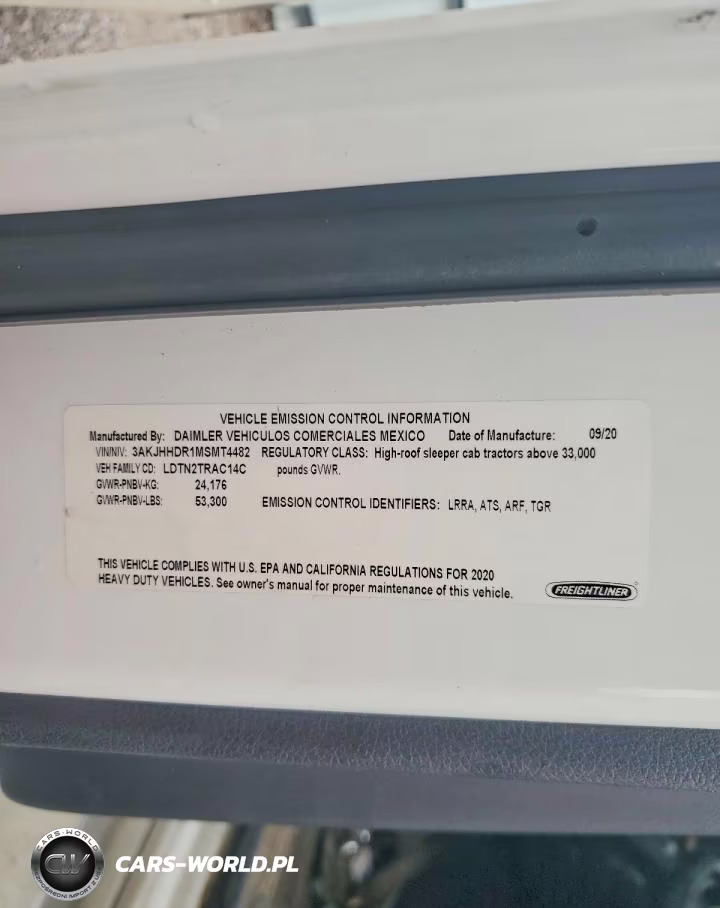 2021 Freightliner Cascadia 126 VIN:3AKJHHDR1MSMT4482 - 10