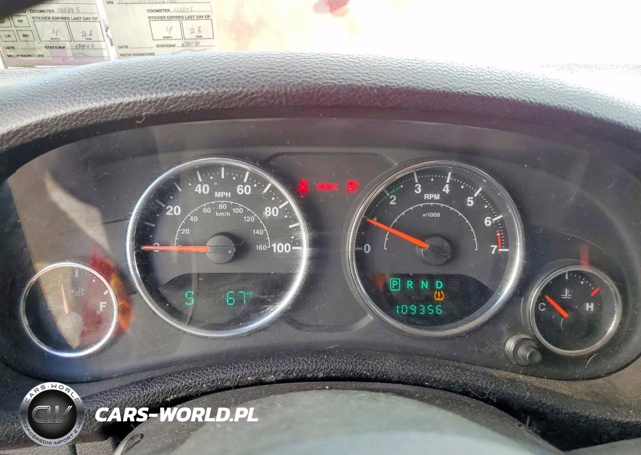 2012 Jeep Wrangler Sport VIN:1C4AJWAG4CL101710 - 9