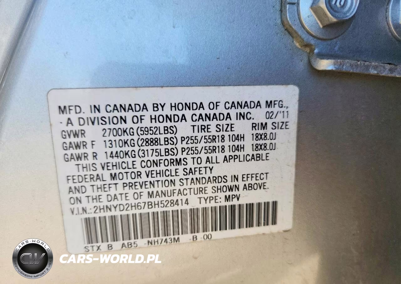 2011 Acura Mdx Technology VIN:2HNYD2H67BH528414 - 13