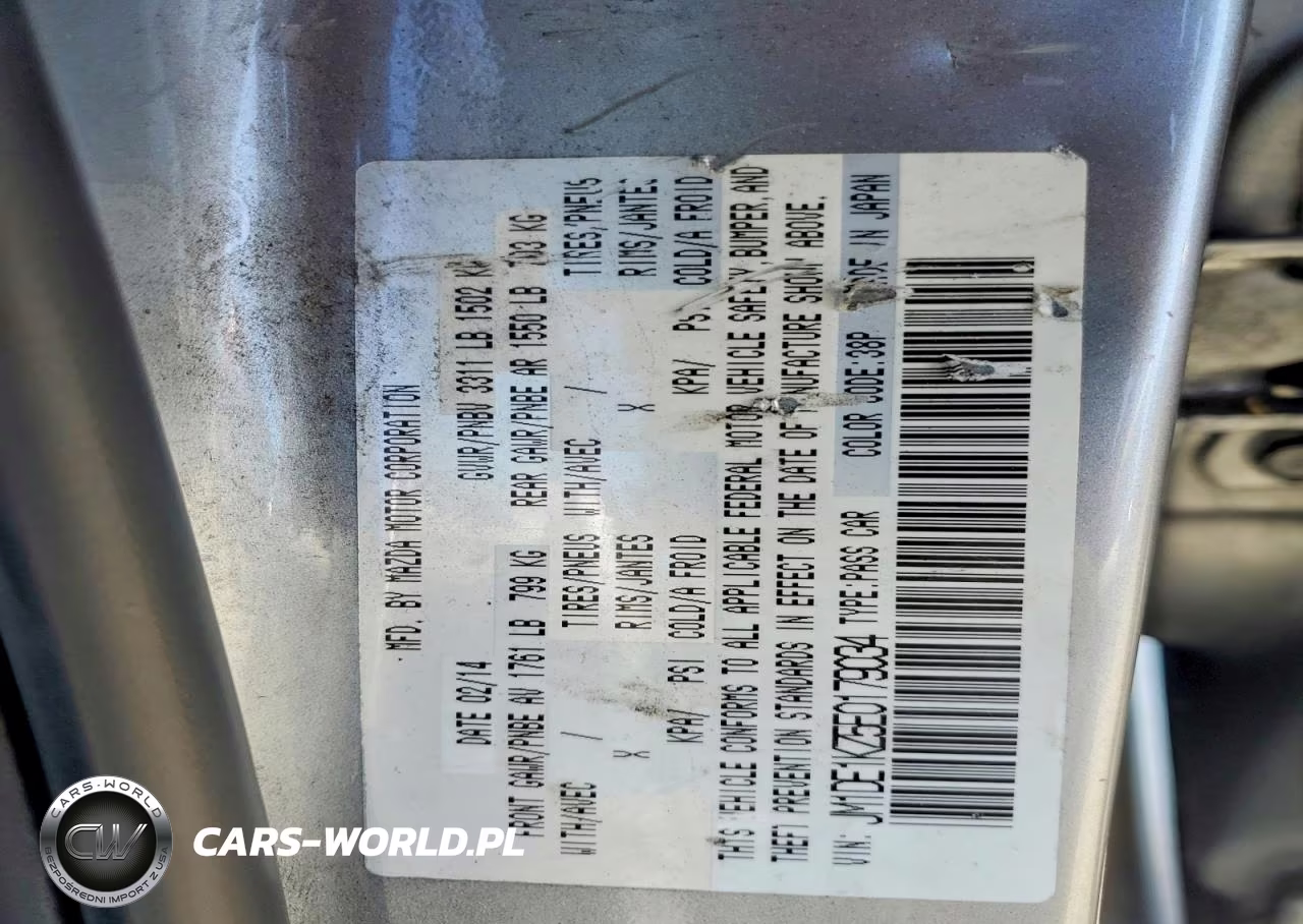 2014 Mazda Mazda2 Sport VIN:JM1DE1KZ5E0179034 - 12
