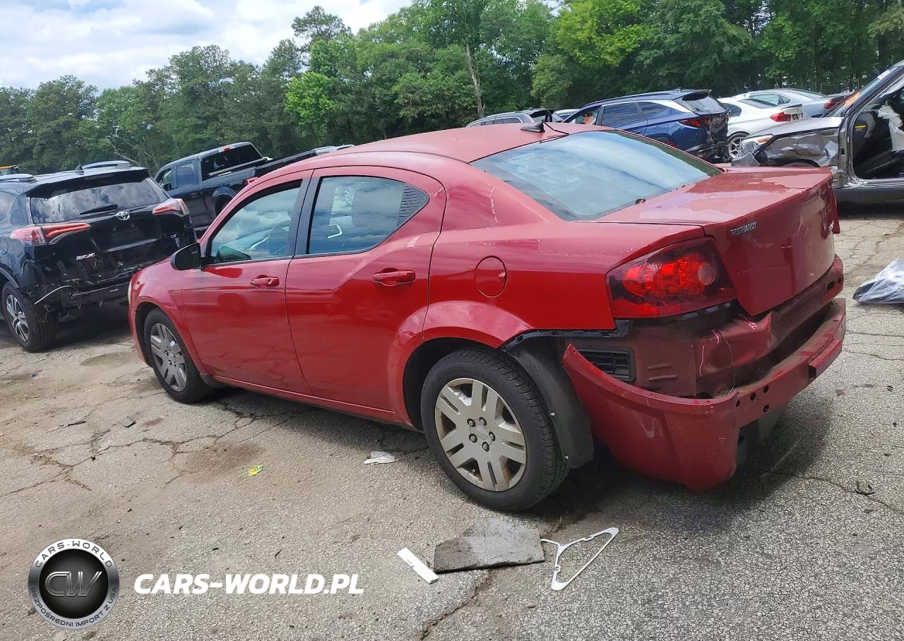 2014 Dodge Avenger Se VIN:1C3CDZABXEN151044 - 2