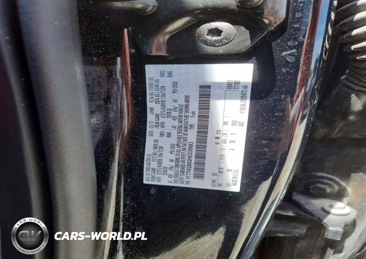 2017 Ford F250 Super Duty VIN:1FT7W2B62HED30683 - 12