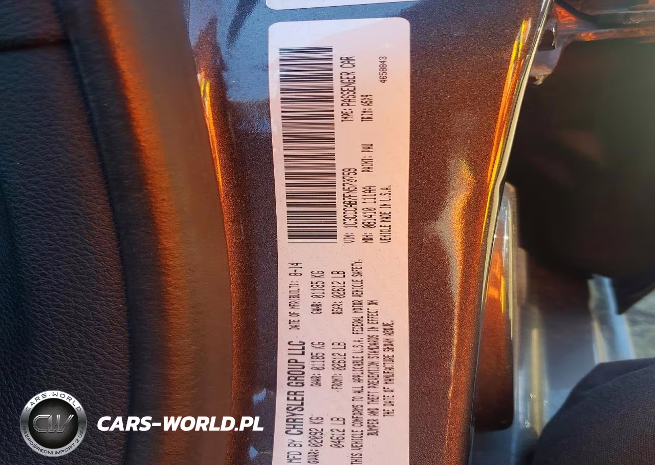 2015 Chrysler 200 Limited VIN:1C3CCCAB7FN570759 - 12